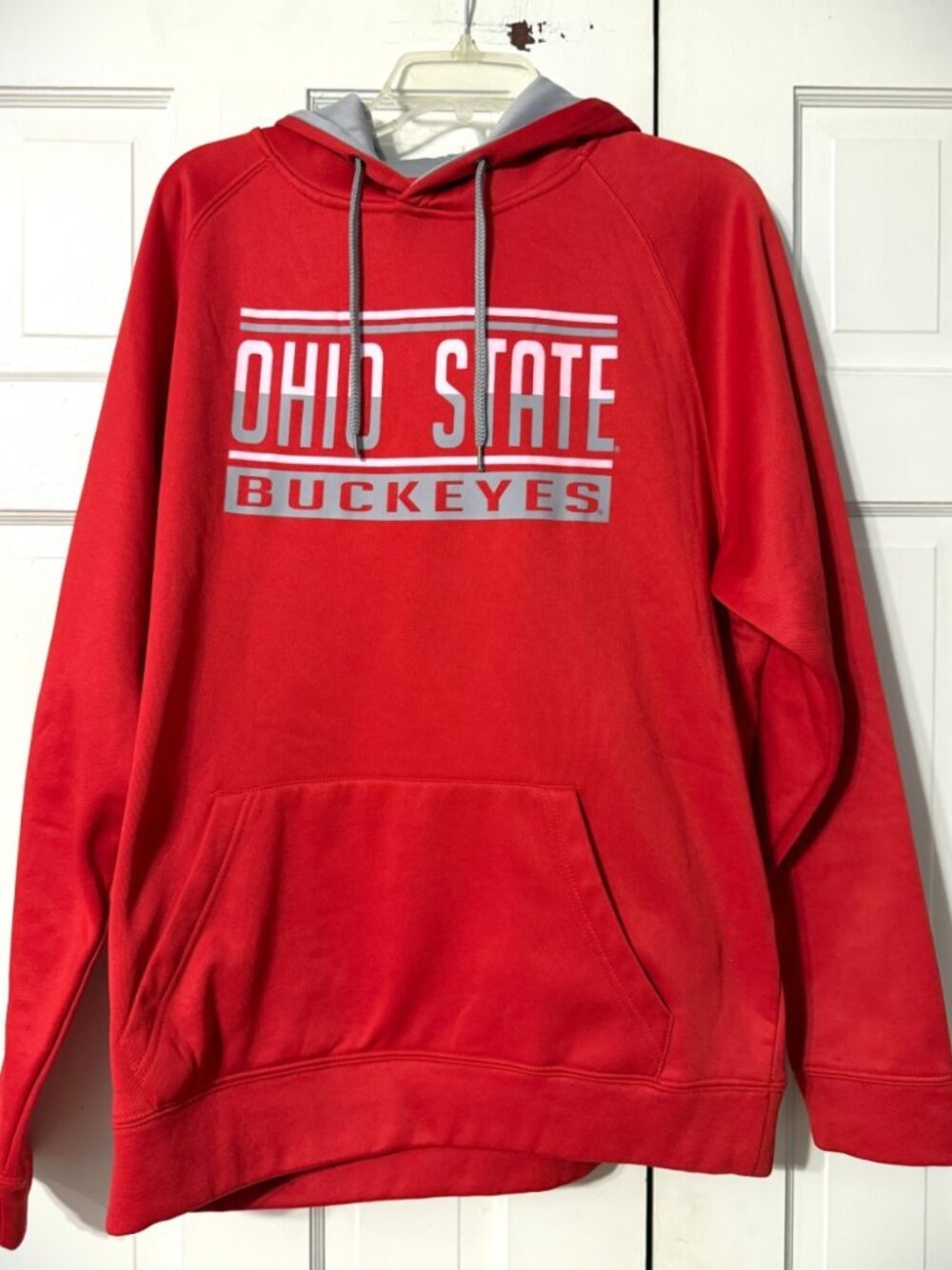 Colosseum Ohio State Buckeyes Red Hoodie Men’s Size Large